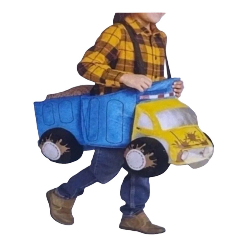 3D Plush Lights & Sound I Want to Be...Dump Truck Construction Halloween Costume